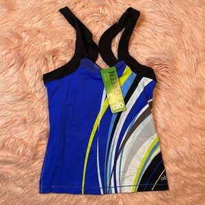 NWT Alo Yoga Blue Racerback Athletic‎ Tank Size Medium